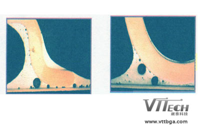 BGA返修焊點(diǎn)斷裂之金相切片分析